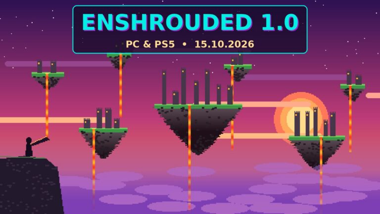 Enshrouded 1.0 Cinder's Cradle schwebende Inseln mit Lava